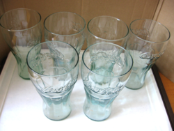 Coca Cola Brazil BRF Green Glass Set - 6 pcs