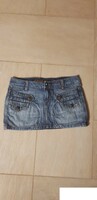 Fishbone s women's jeans bottom, mini skirt, stiletto with stones, studs