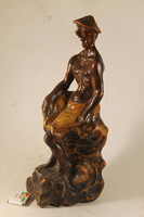 Antique hand-carved wooden sculpture 425