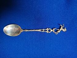 Silver commemorative spoon from Naples