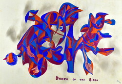 Jenő Elekfy (kirchner) (1895-1968) dance of the birds