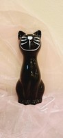 Ceramic black cat figure, vaporizer that can be hung on a radiator.