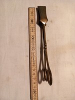 Old copper koestlin cookie tongs (confectionery)