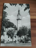 Old postcard, Veszprém, fire tower, 1963