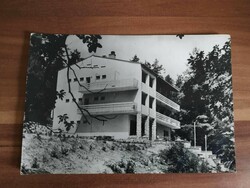 Régi képeslap, Telkibánya, Ezüstfenyő turistaház, 1973