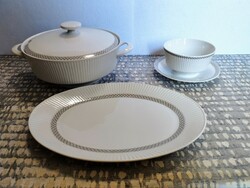 Eschenbach Bavaria német porcelán szett – 3 részes készlet (levesestál, ovál tál, tányéros szószos)
