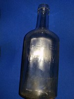 Antique rare transparent dreher liqueur glass bottle, 0.5, for collectors as shown in the pictures