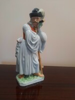 Herend shepherd, peasant, outlaw porcelain figure 1.Ost.