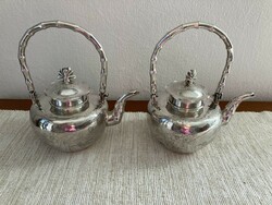 Chinese silver teapot