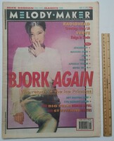 Melody Maker magazin 93/5/15 Björk Radiohead Verve Madder Rose David Gray Morrissey Wool Dig Eskimos