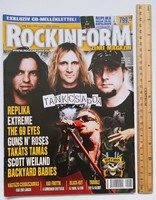 Rockinform magazin 09/2 Tankcsapda Guns Roses Extreme Replika Volbeat Weiland Vágtázó Csodaszarvas