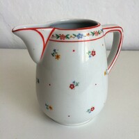 Small colorful floral - floral pattern porcelain spout - milk - cream spout