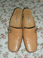 Moda, hazel/brown pretty women's slippers size 39.