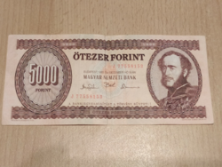 5000 Forintos bankjegy 1993. 'J' sorozat