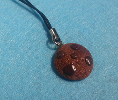 Chocolate cookie pendant