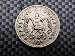 Guatemala 25 centavos, 1993