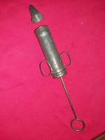 Antique tin confectioner's manual foaming device as shown in the pictures