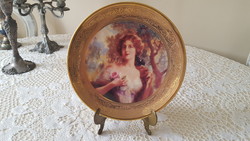 Royal worcester 'an english rose' limited edition wall plate