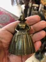 Bronze bell, art nouveau, 12 cm in size, a rarity.