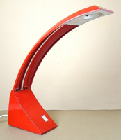 Retró - space age stílusú szarvasi asztali lámpa / Marco Zotta ihlette tervezés