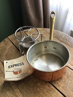 Old Ikea express copper warming pot, with original paper