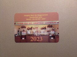 Hungary, card calendar xix.-2023