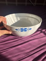 Alföldi kék virágmintás tál (nagyobb méret)