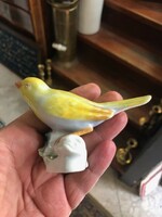 Herendi porcelán madár, 12 cm-es magasságú, hibátlan régi.