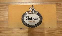 Advertising sheet for Steiner biscuits