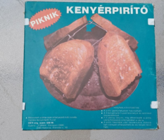 Retro Piknik kenyérpirító eredeti dobozában,sosem használt