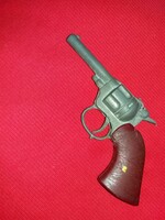 Old 1960s metal single-shot rose cartridge mini toy gun, working condition as shown in the pictures