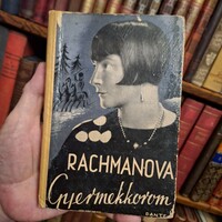 1934 Dante first edition alexandra rachmanova : my childhood -half parchment!