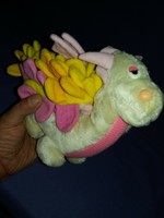 Early 1980s transformable plush dragon velcro toy figure 18 x 22 cm as shown in the pictures