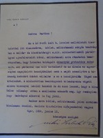 D198326   Régi irat  - vitéz Subik Károly levele  -Eger 1936
