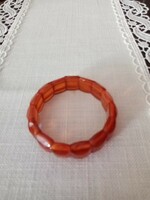 Old beautiful flawless - amber / mineral - bracelet