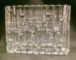 Retró-Mid Century üveg váza-Frantisek Vízner-Sklo Union