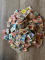 Wooden match tag collection 285 pieces for starter collection.