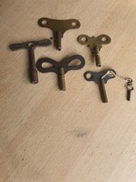 Antique watch keys