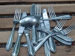 Old retro cutlery from socialism, Hungarian socialist cutlery for design accessories
