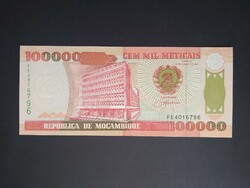 Mozambik 100000 Meticais 1993 Unc