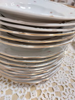 Zsolnay kisvirágos porcelán tányérok