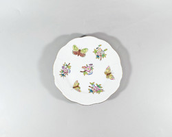 Herend, Victoria pattern (va) dessert plate (514), hand-painted porcelain, flawless! (J329)
