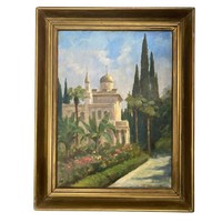 Orientalist painting in a frame - jps kner-
