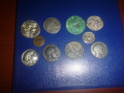 Collector's copy of 10 ancient coins for sale together!