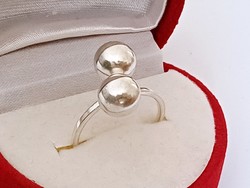 Bogyós ezüst gyűrű Sz Tina részére