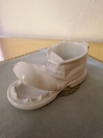 Very rare, old Zsolnay porcelain shoes