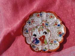 Japanese porcelain geisha saucer for replacement