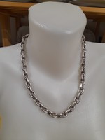Uniquely made 925 silver baraka, barakka unisex necklace. 50 grams.