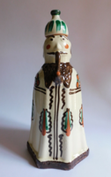 Kun farmer karcag - figural ceramic bottle