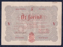 Szabadságharc (1848-1849) Kossuth bankó 5 Forint bankjegy 1848 i - i - ĭ - ĭ (id51246)